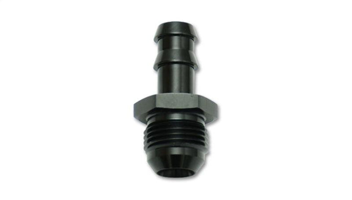 Vibrant -8 AN to 1/2in Barb Straight Fitting - Aluminum - Attacking the Clock Racing