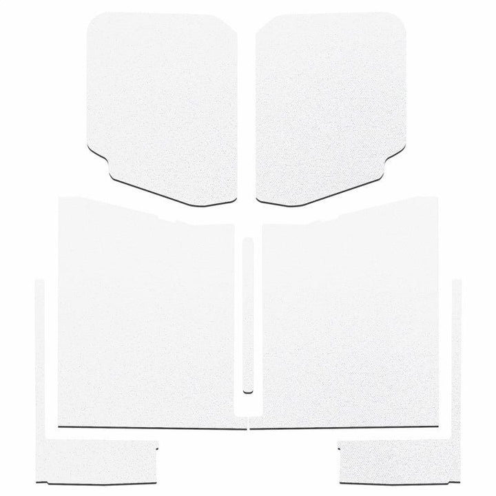 DEI 20-22 Jeep Gladiator JT 4-Door Boom Mat Complete Headliner Kit - 7 Piece - White - Attacking the Clock Racing