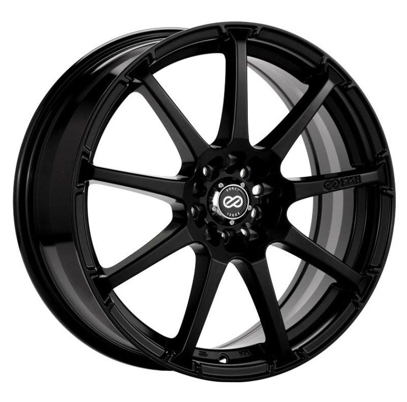 Enkei EDR9 17x8 5x100/114.3 38mm Offset 72.6 Bore Diameter Matte Black Wheel - Attacking the Clock Racing