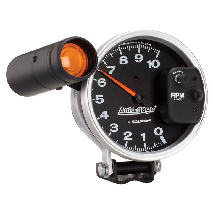 Autometer 5 inch 10,000 RPM Monster Shift Lite Pedestal Tachometer - Attacking the Clock Racing