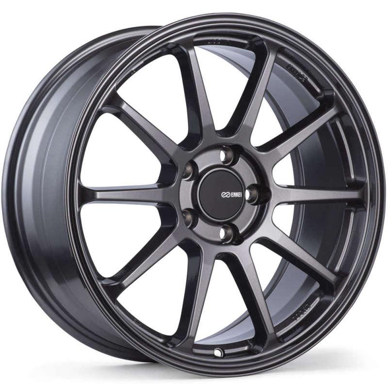 Enkei PX-10 17x7.5 5x114.3 40mm Offset 72.6mm Bore Gunmetal Wheel - Attacking the Clock Racing