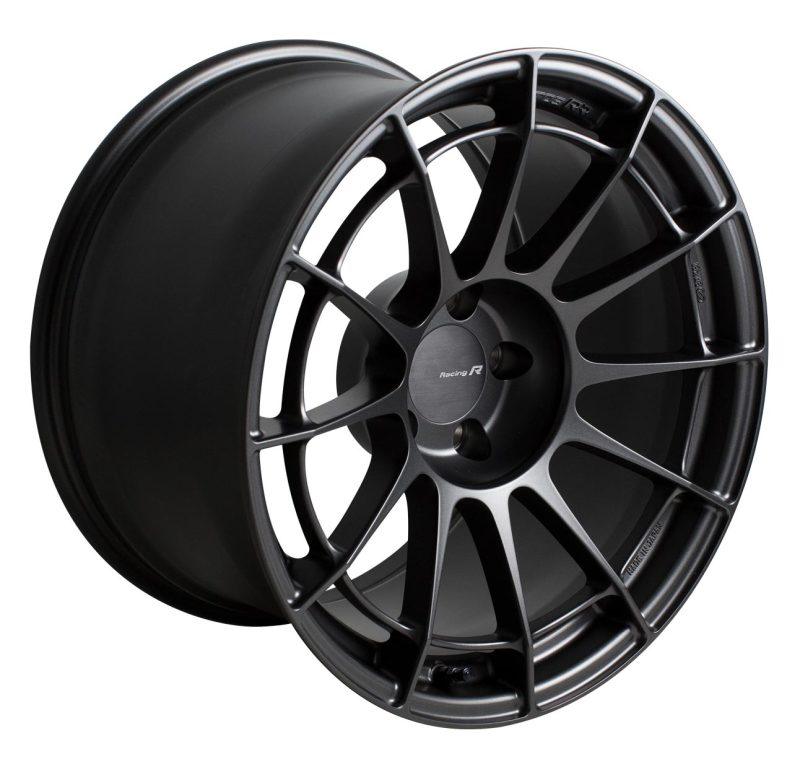 Enkei NT03RR 18x9.5 5x114.3 27mm Offset 75mm Bore Gunmetal Wheel - Attacking the Clock Racing
