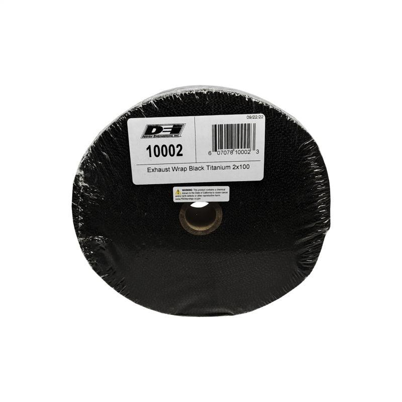 DEI Exhaust Wrap 2in x 100ft - Titanium - Black - Attacking the Clock Racing