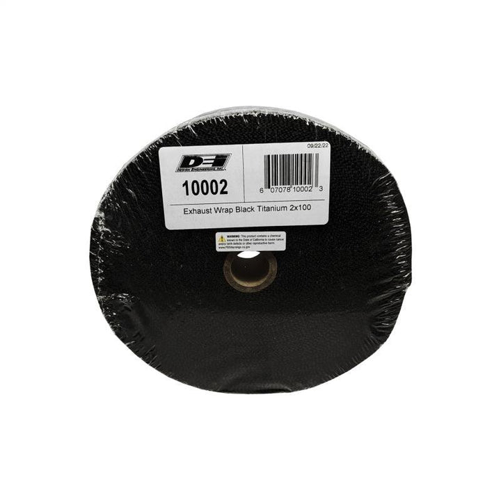 DEI Exhaust Wrap 2in x 100ft - Titanium - Black - Attacking the Clock Racing
