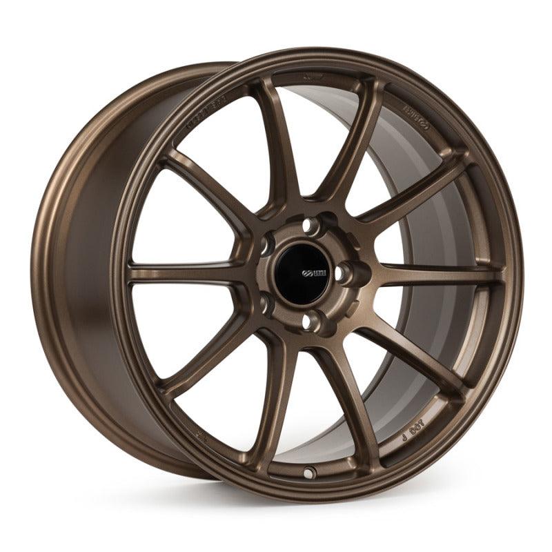 Enkei TRIUMPH 18x9.5 5x100 45mm Offset Matte Bronze Wheel - Attacking the Clock Racing