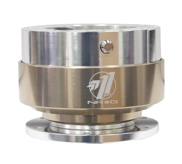 NRG Quick Release Gen 1.5 - Silver Body / Titanium Chrome Ring - Attacking the Clock Racing