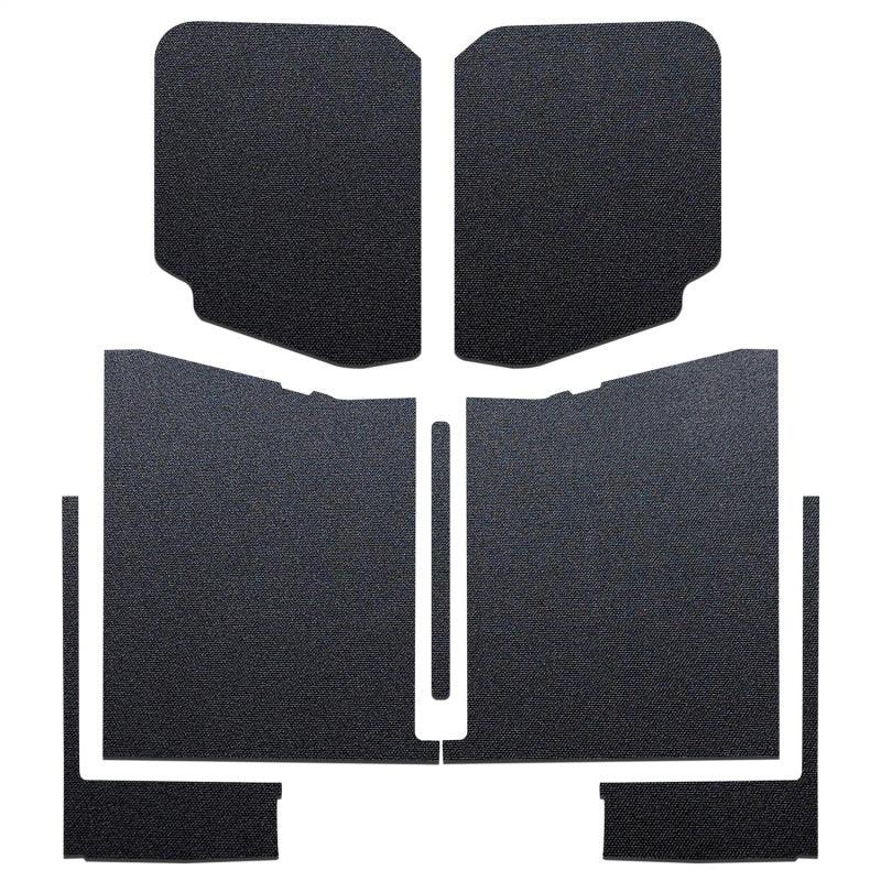 DEI 20-22 Jeep Gladiator JT 4-Door Boom Mat Complete Headliner Kit - 7 Piece - Black - Attacking the Clock Racing