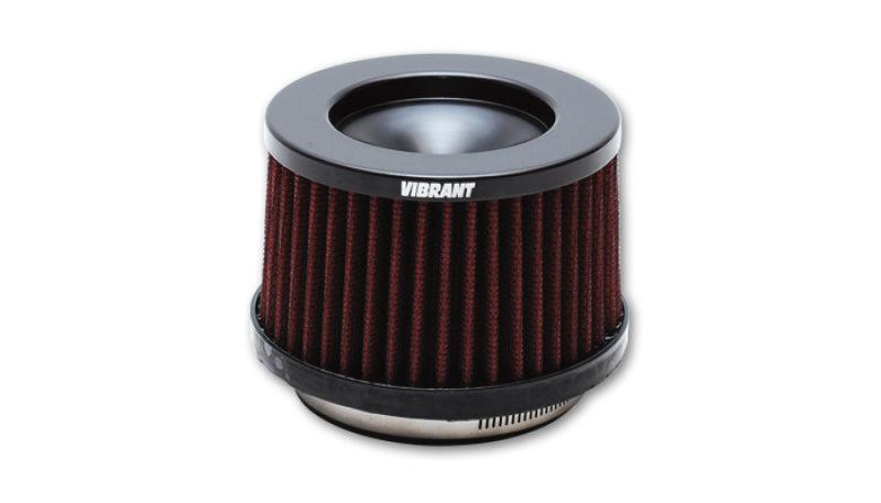 Vibrant The Classic Perf Air Filter 4.75in O.D. Cone x 3-5/8in Tall x 4in inlet I.D. Turbo Outlets - Attacking the Clock Racing