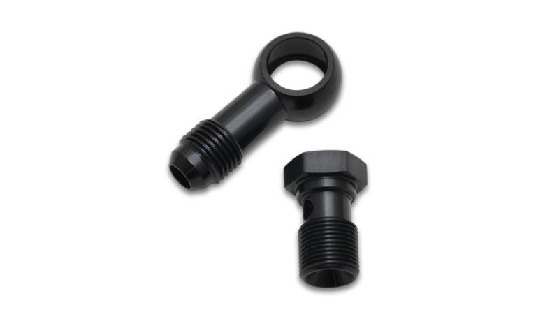 Vibrant Single -4AN 7/16-24 Aluminum Male Banjo Adapter Assembly - Attacking the Clock Racing