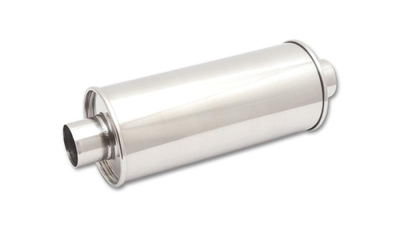 Vibrant StreetPower Round Muff 5in x 9in x 14in long body 2.5in in I.D. x 2.5in out Center-Center - Attacking the Clock Racing