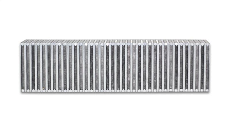 Vibrant Vertical Flow Intercooler Core 24in. W x 6in. H x 3.5in. Thick - Attacking the Clock Racing
