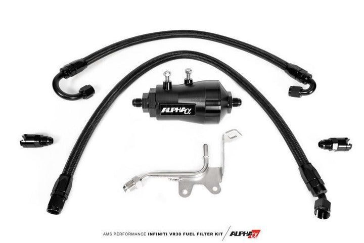 AMS Performance Infiniti Q50/Q60 Red Alpha Flex Fuel Filter Kit (Standalone / No AMS Flex Fuel Kit) - Attacking the Clock Racing