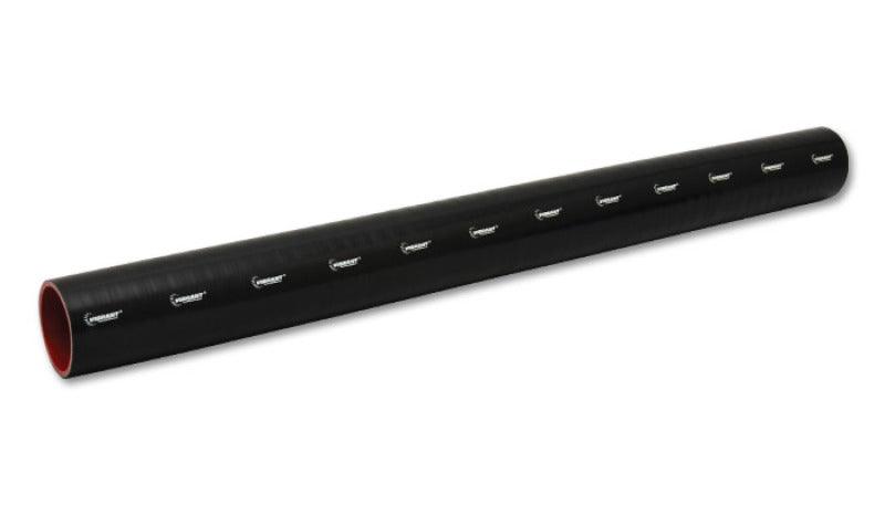Vibrant 4 Ply Reinforced Silicone Straight Hose Coupling - 3in I.D. x 36in long (BLACK) - Attacking the Clock Racing