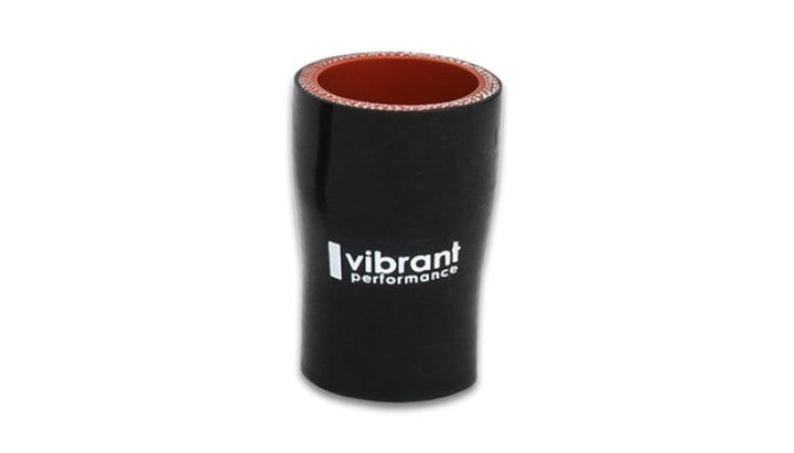 Vibrant 4 Ply Aramid Reducer Coupling 2.5in I.D. x 4in I.D. - Gloss Black - Attacking the Clock Racing