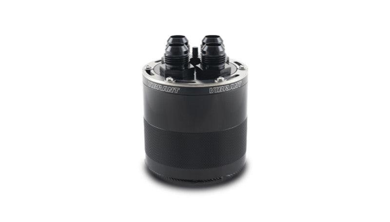 Vibrant Small 0.75L 4-Port Catch Can Assembly - Attacking the Clock Racing