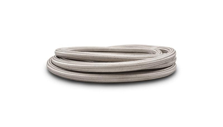 Vibrant -6 AN SS Braided Flex Hose (10 foot roll) - Attacking the Clock Racing