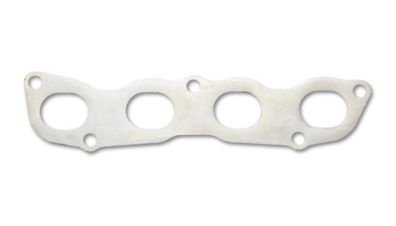Vibrant Mild Steel Exhaust Manifold Flange for Honda/Acura K-Series motor 1/2in Thick - Attacking the Clock Racing