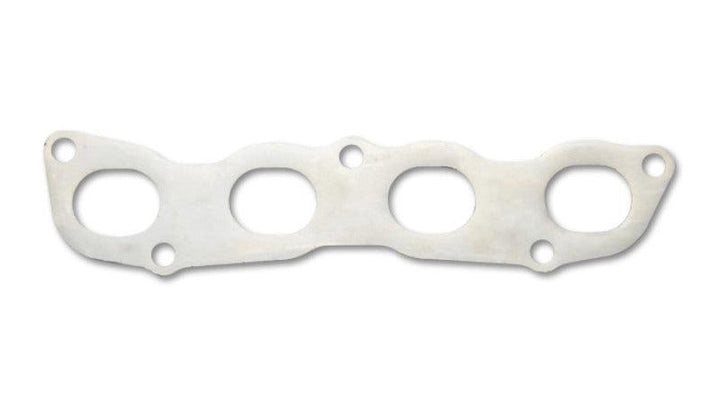 Vibrant Mild Steel Exhaust Manifold Flange for Honda/Acura K-Series motor 1/2in Thick - Attacking the Clock Racing