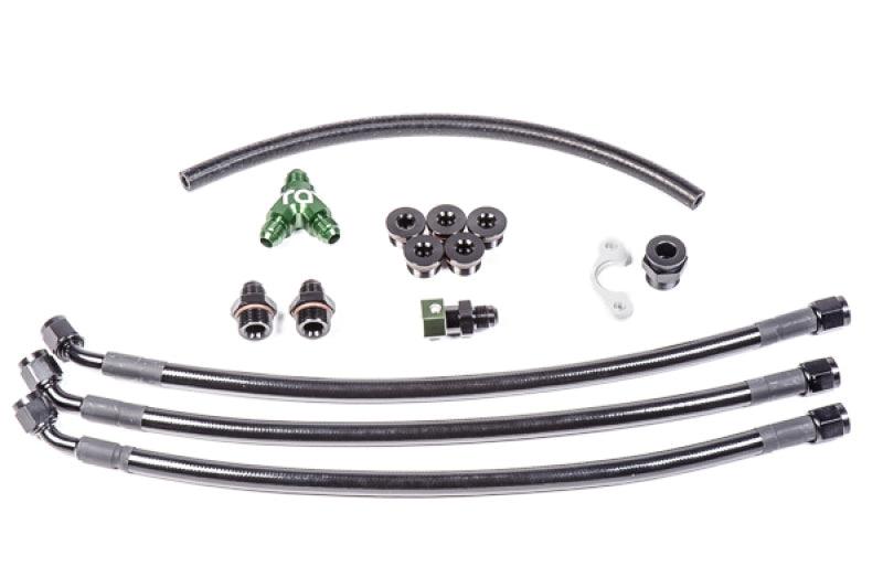 Radium Engineering Nissan VQ35DE Fuel Rail Plumbing Kit - Attacking the Clock Racing