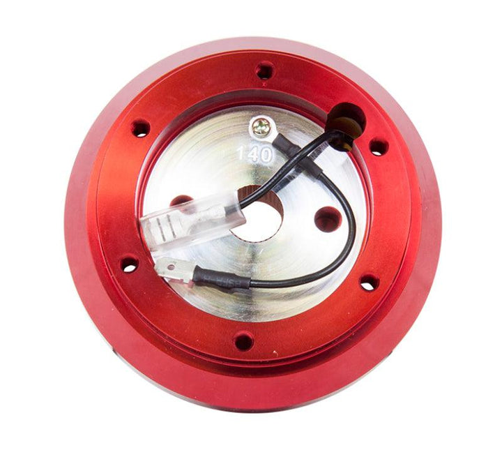 NRG Short Hub Adapter S13 Nissan 240 - Red - Attacking the Clock Racing