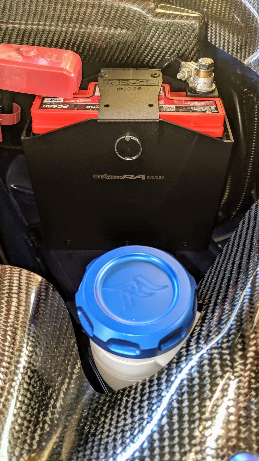 Battery Mount 2018 Subaru Type RA - Attacking the Clock Racing