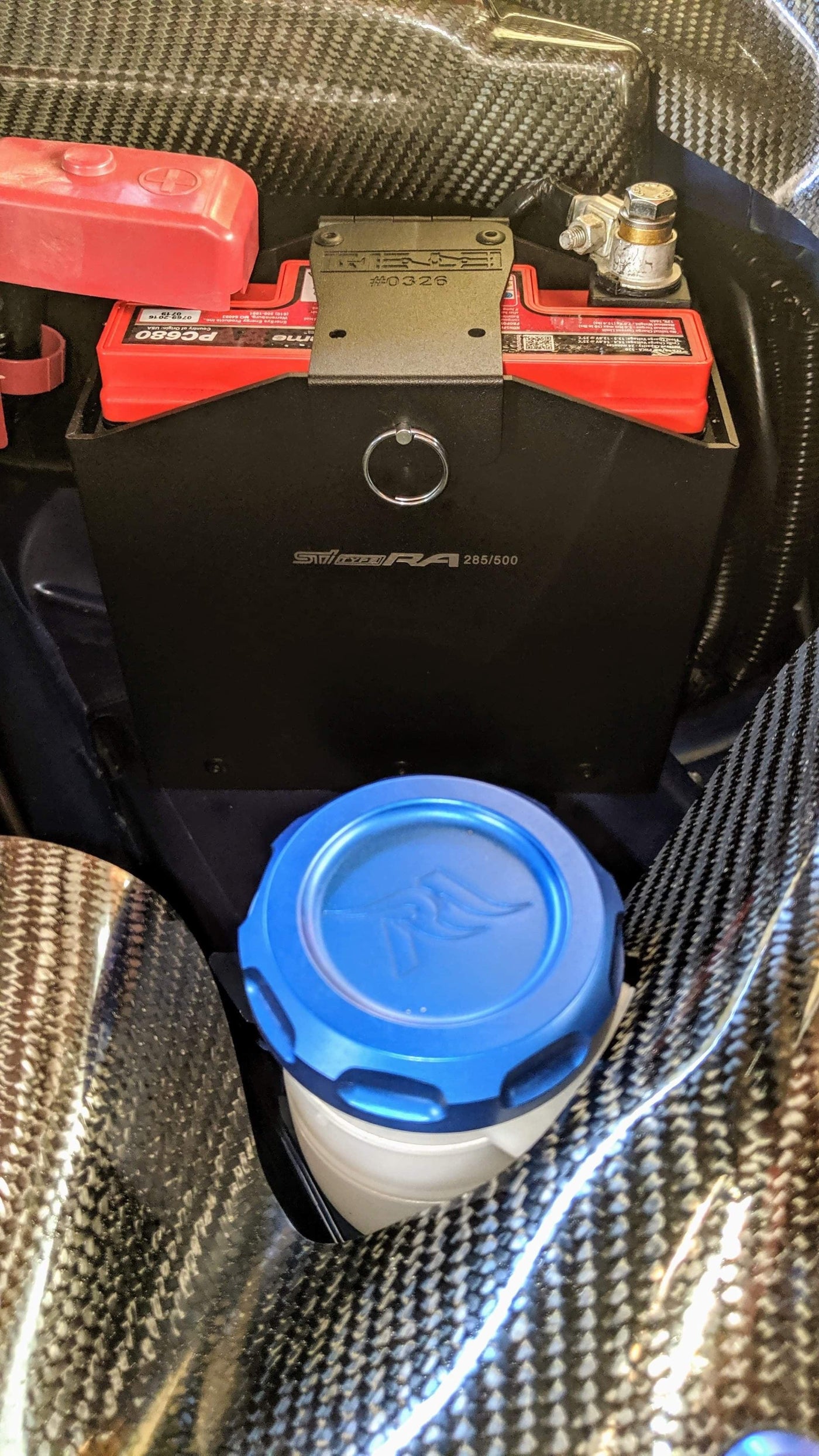 2018 Subaru Type RA Battery Mount - Attacking the Clock Racing