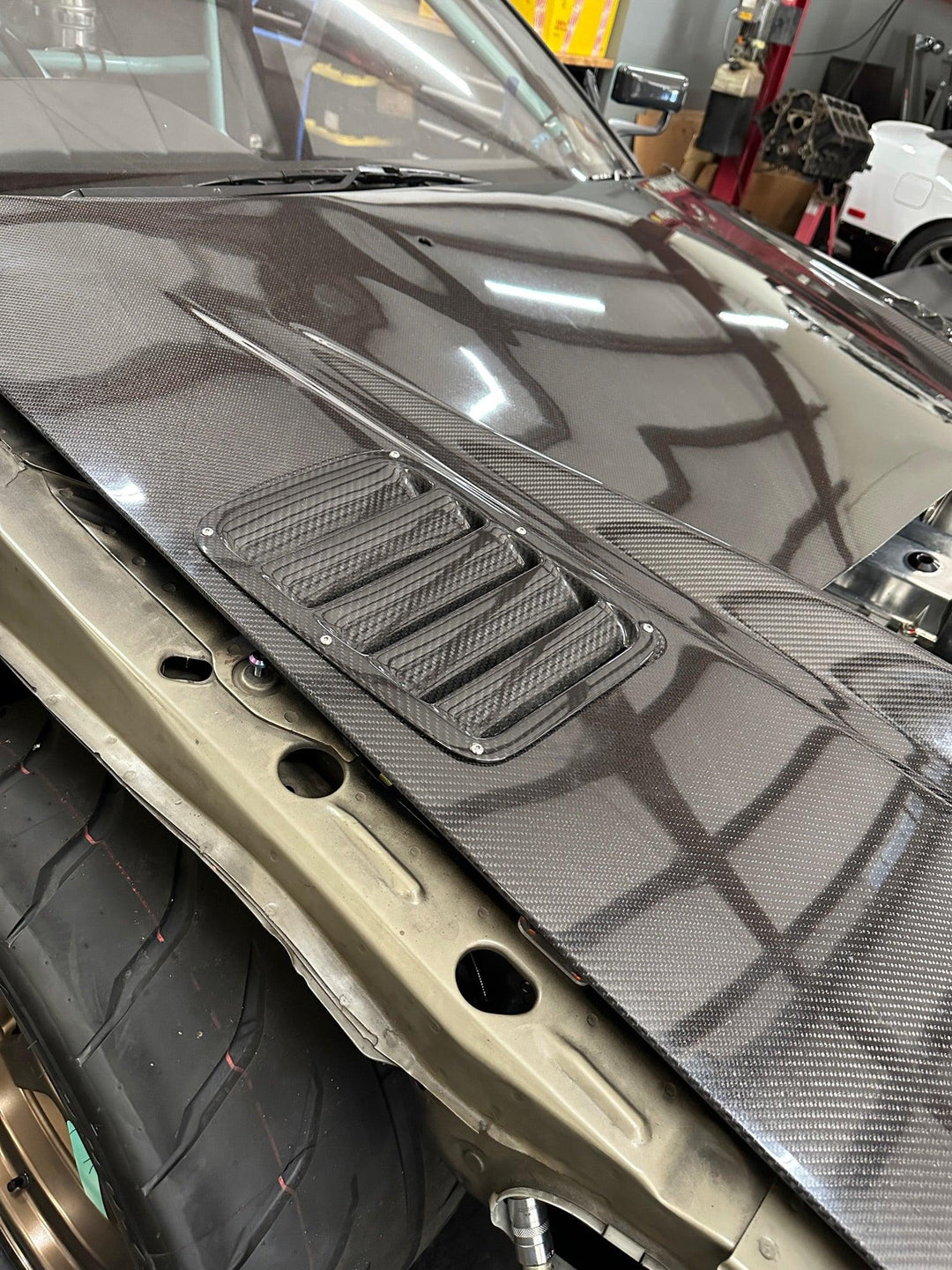 APR Performance Carbon Fiber Universal Hood Vents Wide (pair) - Attacking the Clock Racing