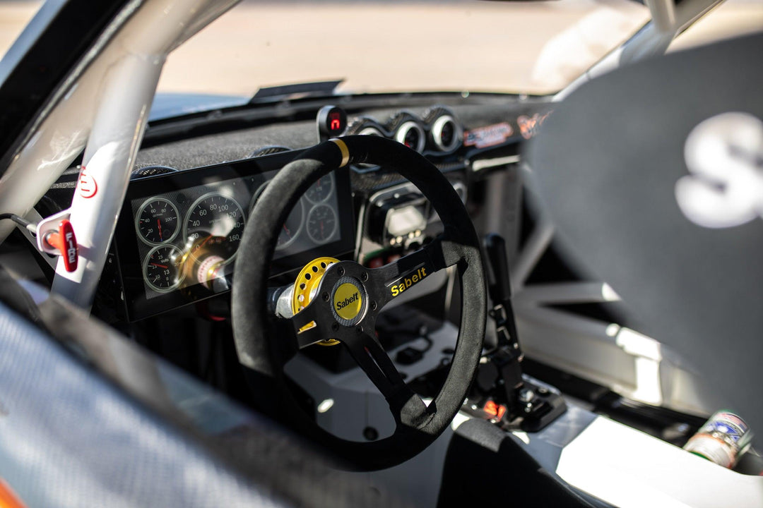 Sabelt SW-465 Dished Steering Wheel - Attacking the Clock Racing