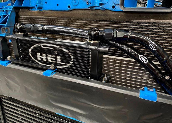 HEL Performance Direct-Fit Oil Cooler Kit for Ford Focus MK3 RS / ST 250 - Attacking the Clock Racing